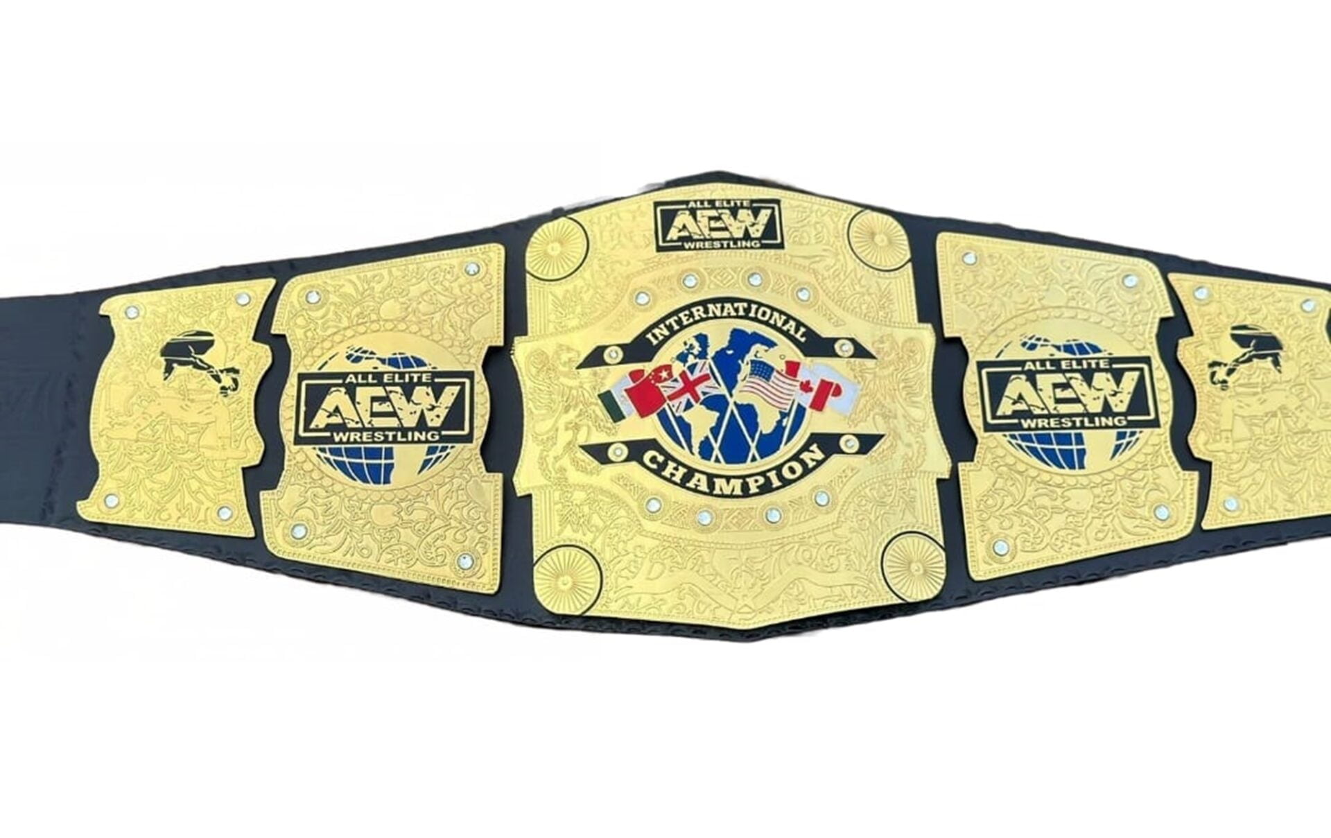 AEW International Championship Belt RING BELTS ORDER NOW