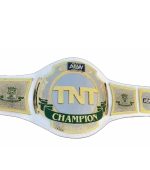 AEW TNT Championship Belt All Elite Wrestling TNT White Leather Replica Belt