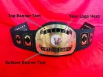 Custom Name and Lion Picture Logo Wrestling Championship Belt