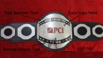 Custom Name and PCI Logo Wrestling Championship Belt
