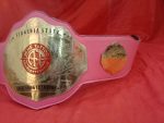 Custom Name and Acme Tatto Charlottesville Logo Wrestling Championship Belt - Image 6