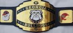 Georgia Bulldog National Customized Championship Title Replica Belt
