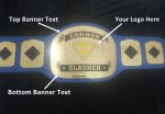 Custom Name and Superman Logo Wrestling Championship Belt