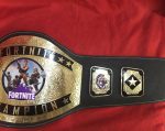 Custom Fortnite Game Wrestling Championship Belt - Image 5