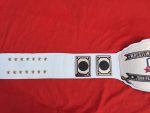 Custom Name and St . Johns County School Logo Wrestling Championship Belt - Image 4