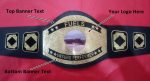 Custom Name and Military Fuel Truck Logo Wrestling Championship Belt