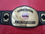 Custom Name and Military Truck Logo Wrestling Championship Belt - Image 2