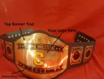 Custom Name and C Logo For Personal Even Wrestling Championship Belt