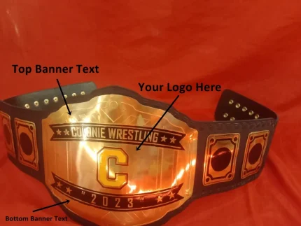 Custom Name and C Logo For Personal Even Wrestling Championship Belt