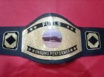 Custom Name and Military Fuel Truck Logo Wrestling Championship Belt - Image 2