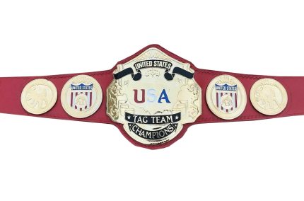 NWA United States Tag Team Wrestling Champion Belt Zinc Plates Replica