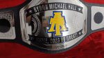 Custom Name and AT Logo Wrestling Championship Belt - Image 4