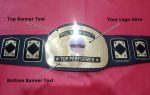 Custom Name and Military Truck Logo Wrestling Championship Belt
