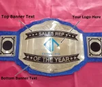 Custom Name and Global Pak Logo For Firm Wrestling Championship Belt