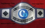 Custom Name and CO Logo Wrestling Championship Belt - Image 2