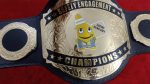 Custom Name and Safety Smiley Toe Logo Wrestling Championship Belt - Image 5