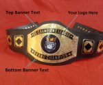 Custom Name and KingKong Crown Logo Wrestling Championship Belt