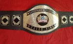 Custom Name and Saffer Electric And Plumbing Logo Wrestling Championship Belt - Image 5