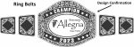 Ristorante Allegria Napa Valley Logo Wrestling Belt - Image 3