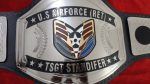Custom Name and US Air Force Logo Wrestling Championship Belt - Image 4