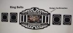 Custom Name and Friend Group Photo Logo Wrestling Championship Belt - Image 3