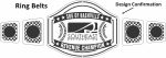 Custom Name and SouthEast Restoration Logo Wrestling Championship Belt - Image 3