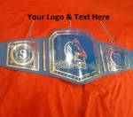 Custom Name and Devil Logo Wrestling Championship Belt