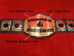 Custom Name and Gipfit Boxing Logo Wrestling Championship Belt