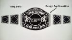 Custom Name and Microchip USA Logo Wrestling Championship Belt - Image 3