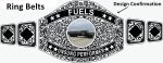 Custom Name and Military Fuel Truck Logo Wrestling Championship Belt - Image 3