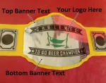 Custom Name and Net Sling Logo Wrestling Championship Belt (Copy)