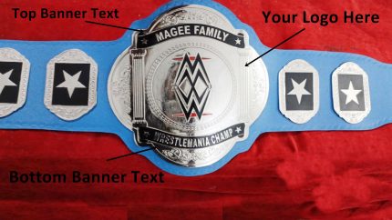 Custom Name and MW Logo Wrestling Championship Belt