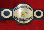 Custom Name and Safety Smiley Toe Logo Wrestling Championship Belt - Image 2
