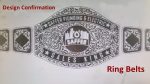 Custom Name and Saffer Electric And Plumbing Logo Wrestling Championship Belt - Image 3