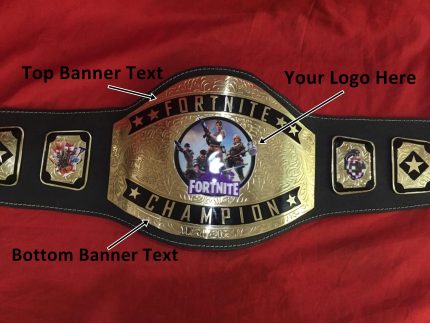Custom Fortnite Game Wrestling Championship Belt
